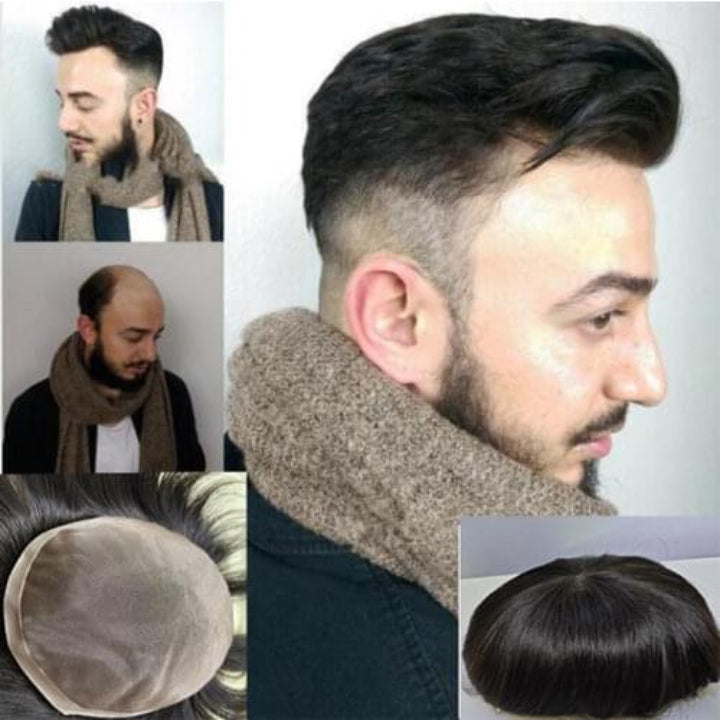 Full French Lace Hair System Hair Piece